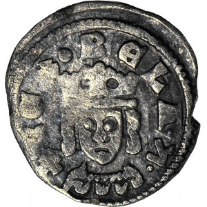 Węgry, Bela IV Wielki 1235-1270, Denar, Głowa/Orzeł