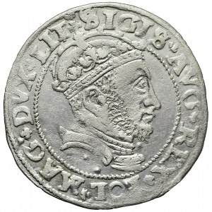 Zygmunt II August, Grosz na stopę litewską 1546, Wilno, ładny