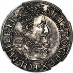 RRR-, Zygmunt III Waza, Ort 1609, Gdańsk, NIEZNANE STEMPLE, m.in. DŁUGA BRODA (nieopisany), GABINETOWY