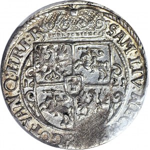Zygmunt III Waza, Ort 1621, Bydgoszcz, PRV:M, trzy krzyże na naramienniku