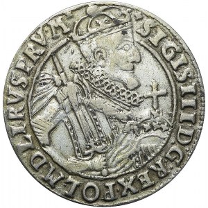 R-, Zygmunt III Waza, Ort 1623, Bydgoszcz, kokardy, R3