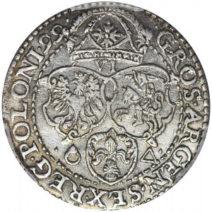Zygmunt III Waza, Szóstak 1599, Malbork, bardzo ładny