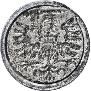 Zygmunt III Waza, denar 1590, Gdańsk, R3, rzadki rocznik