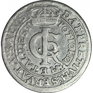 RR-, Jan II Kazimierz, Tymf 1663, krakowsko-lwowski, piękny
