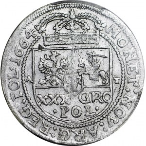 Jan Kazimierz, Tymf 1664, Kraków, piękny