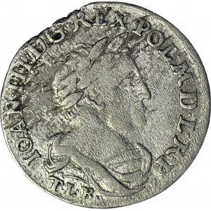 RR-, Jan III Sobieski, Szóstak 1680, litera K, R6