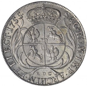 August III Sas, Talar koronny 1755, Lipsk, ładny