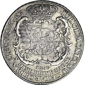 Fryderyk Krystian, Talar 1763 IFôF, oznaczenie S, Lipsk