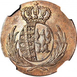 Księstwo Warszawskie, 1 grosz 1814 IB, menniczy