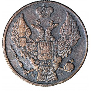 Królestwo Polskie, 3 grosze 1837 MW, prosty ogon