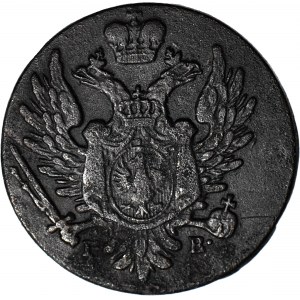 RR-, Królestwo Polskie, 1 grosz 1819 IB, rzadki