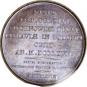 Medal Tadeusz Kościuszko, 1818, WYŚMIENITY - jak lustrzanka