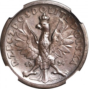 RR-, 50 złotych 1924, PRÓBA, Przysięga rycerza