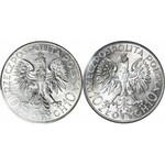 10 złotych 1932 zm. (Warszawa), Głowa, DWIE ODMIANY UŁOŻENIA ZNAKU MENNICY