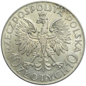 10 złotych 1933, Traugutt, bardzo ładny