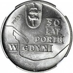 10 złotych 1972, PRÓBA nikiel, Port w Gdyni, TYP ODRZUCONY POLITYCZNIE - OPIS!!!