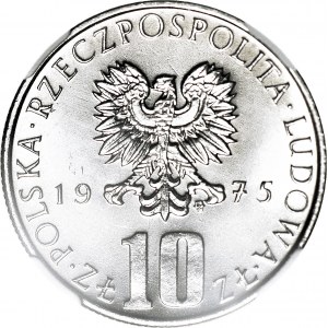 10 złotych 1975, PRÓBA Nikiel, Bolesław Prus