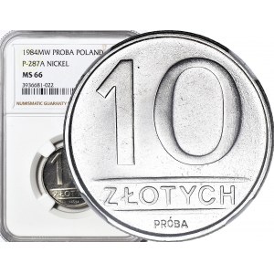 10 złotych 1984, PRÓBA nikiel