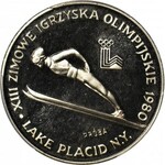200 złotych 1980, PRÓBA nikiel, Lake Placid bez znicza