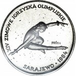 200 złotych 1984, Igrzyska Olimpijskie - Sarajewo, Łyżwiarstwo, PRÓBA NIKIEL