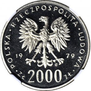 2000 złotych 1979, Mieszko I, PRÓBA nikiel dla złota
