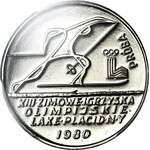2000 złotych 1980, PRÓBA nikiel, Igrzyska Lake Placid - Biegacz