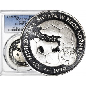 20.000 złotych 1989, Włochy 1990, Piłka, PRÓBA, nikiel