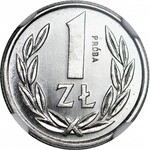 1 złoty 1989, PRÓBA, nikiel