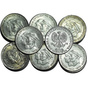 Zestaw 197 monet srebrnych 200 złotych 1975, XXX Rocznica Zwycięstwa nad Faszyzmem