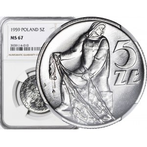 5 złotych 1959, Rybak, WYŚMIENITY