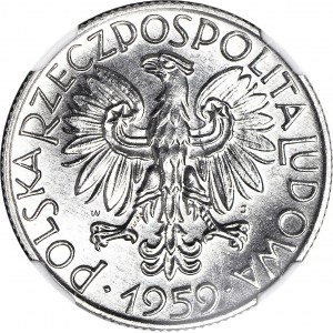 5 złotych 1959, Rybak, WYŚMIENITY