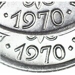2 złote 1970, Jagody, mennicze, MNIEJSZE ZERO W DACIE