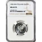 RR-, 1 złoty 1981 PROOFLIKE