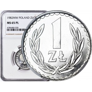 RR-, 1 złoty 1982 PROOFLIKE