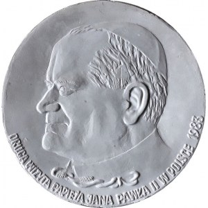 R*, MODEL gipsowy do medalu z Janem Pawłem II, Druga wizyta papieska w Polsce 1983