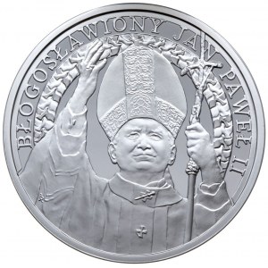 Medal Błogosławiony Jan Paweł II emisja: 2011, srebro