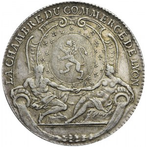 Francja, Medal Izby Handlowej miasta Lyon, 1708