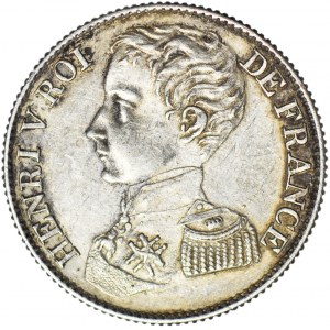 Francja, Henryk V, 1 frank 1831, Paryż