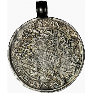 Niemcy, Saksonia, Krystian II, Jan Jerzy I i August 1591-1611, Talar 1594, Drezno