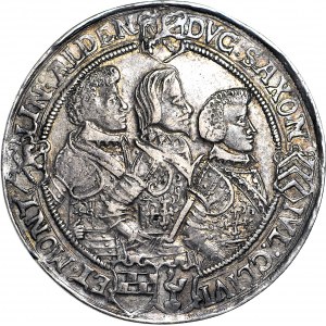 Niemcy, Saksonia-Altenburg, Jan Filip, Fryderyk, Jan Wilhelm i Fryderyk Wilhelm II 1603-1625, Talar 1625 WA, Saalfeld