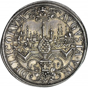 Niemcy, Augsburg, Ferdynand III, Talar 1639, piękny