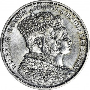 Niemcy, Prusy, Wilhelm i Augusta, Talar koronacyjny 1861, Berlin