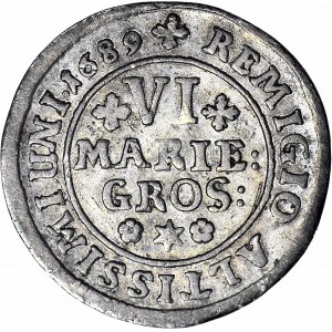 Niemcy, Brunszwik, 6 groszy maryjnych 1689
