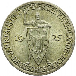 Niemcy, Republika Weimarska, 3 marki 1925, Berlin, mennicze