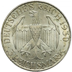 Niemcy, Republika Weimarska, 3 marki 1929, Zeppelin, Berlin, mennicze