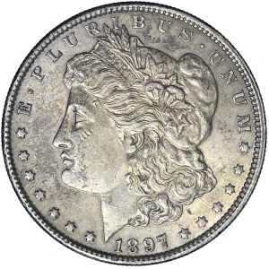 Stany Zjednoczone Ameryki (USA), 1 dolar 1897, Filadelfia, typ Morgan