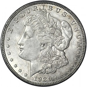 Stany Zjednoczone Ameryki (USA), 1 dolar 1921, Filadelfia, typ Morgan