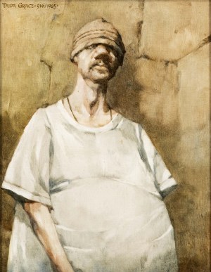 Jerzy Duda-Gracz (1941 - 2004), Autoportret / Czapa / - 2, 1985