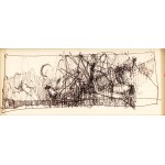 Jerzy Duda-Gracz (1941 - 2004), Sketch for painting 2794.5, from the series: To Chopin - Duda Gracz.