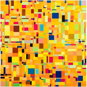 Jan Pamula (1944 - 2022), Field of discrete color changes 2f, 2018